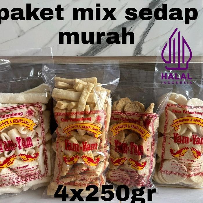 

paket 1kg kerupuk kemplang(usus, rambak, kulit ,kancing)