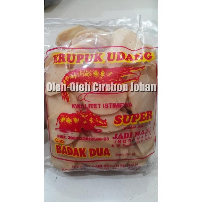 

Krupuk Udang/Ikan cap Badak Dua Ukuran Sedang