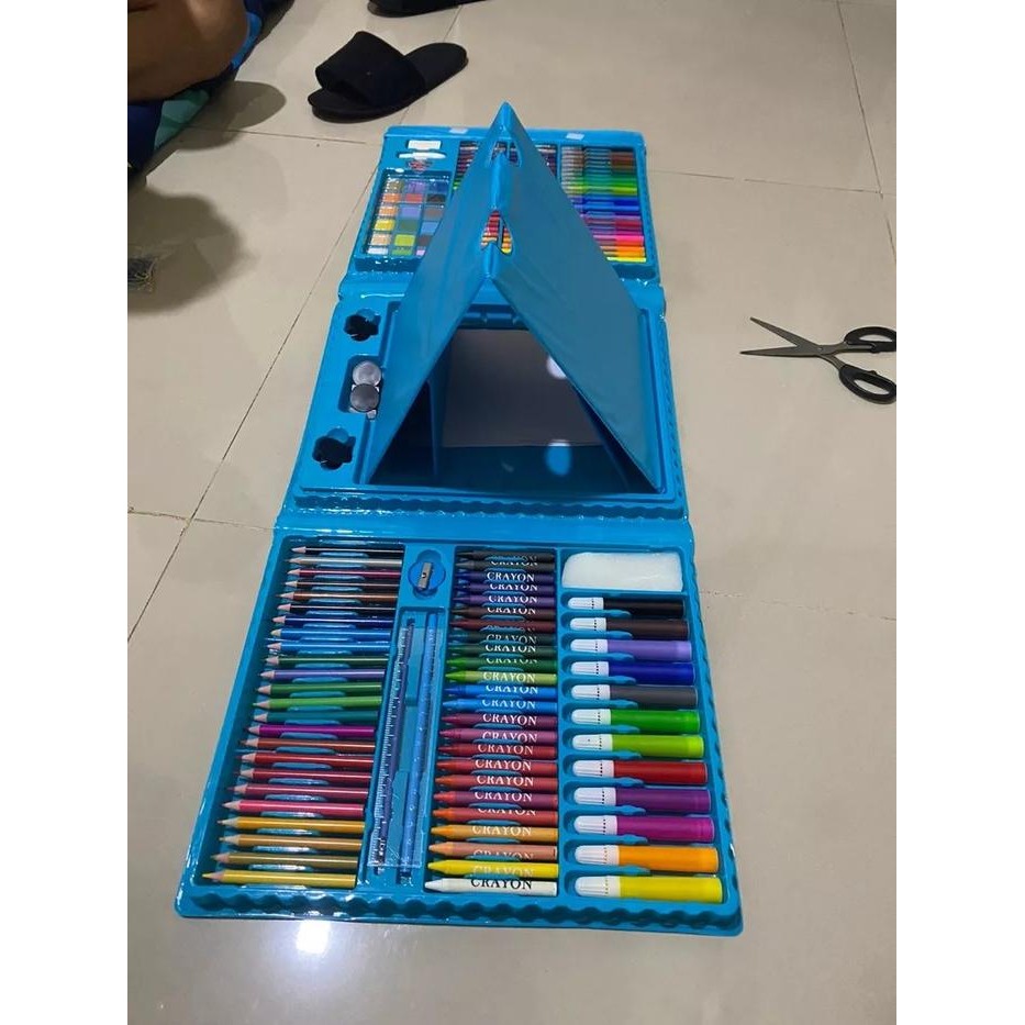 

Mega Crayon Art Set 208 sil Warna Crayon 208Pcs Set Mewarnai Set sil crayon (Alat Menggambar atau