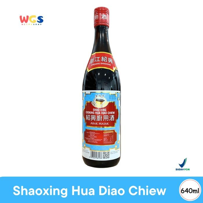 

Golden Canal Shaoxing Hua Diao Chiew Anggur Masak 640ml Bumbu Masak Oriental Khas Tiongkok