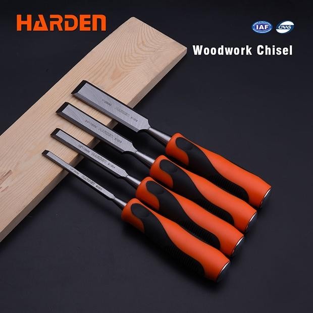 

Terbaru! Durable Woodwork Wood Chisel Set Isi 4Pcs / Alat Pahat Set Harden