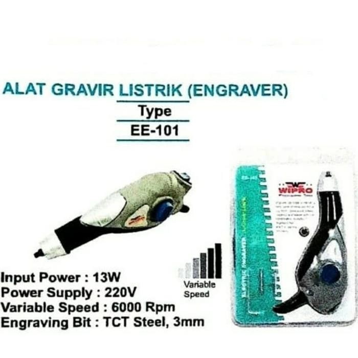 

Terbaru! Mesin Ukir Grafir Ee101 Alat Ukir Gravir Besi Engraver Wipro Ee-101