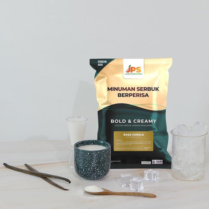 

1 kg JPS Vanilla Original Plain / Tanpa Gula / Bubuk / Serbuk Minuman