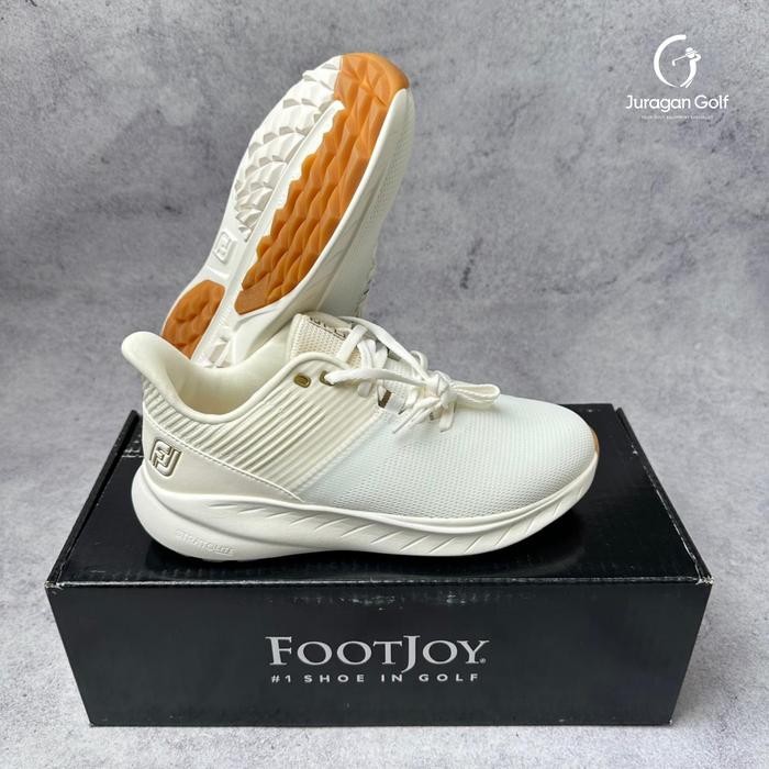 FootJoy Flex Ladies Shoe (White/Beige)