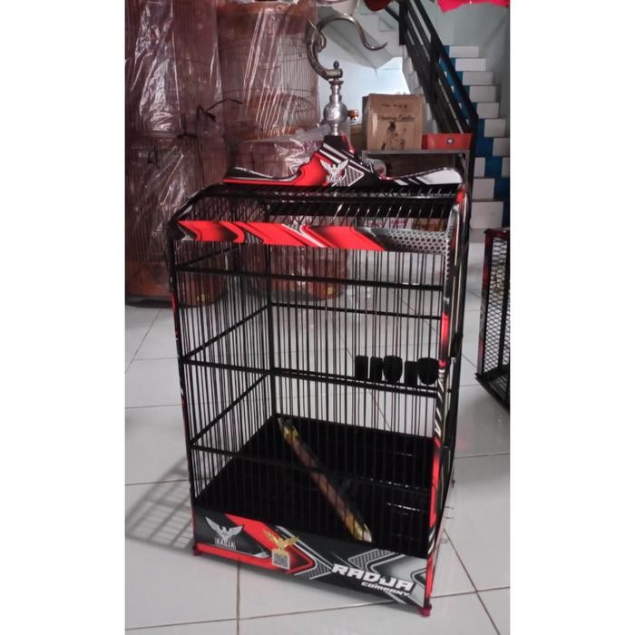 Sangkar kotak radja decal premium