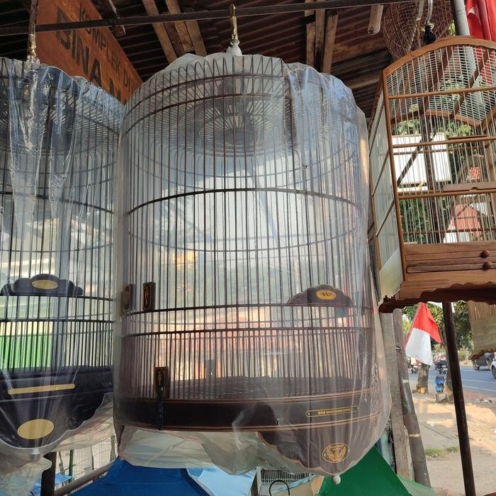 Sangkar Murai Merk SNI No.2 warna coklat Premium