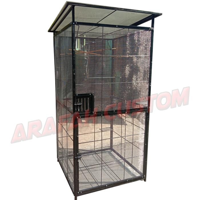 Sangkar Kandang Umbaran Ternak Burung Koloni Besi Lovebird Besar
