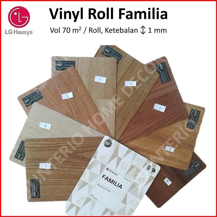 (Allthebest) Vinyl Vinil Lantai Roll Kayu LG Hausys FAMILIA - per METER