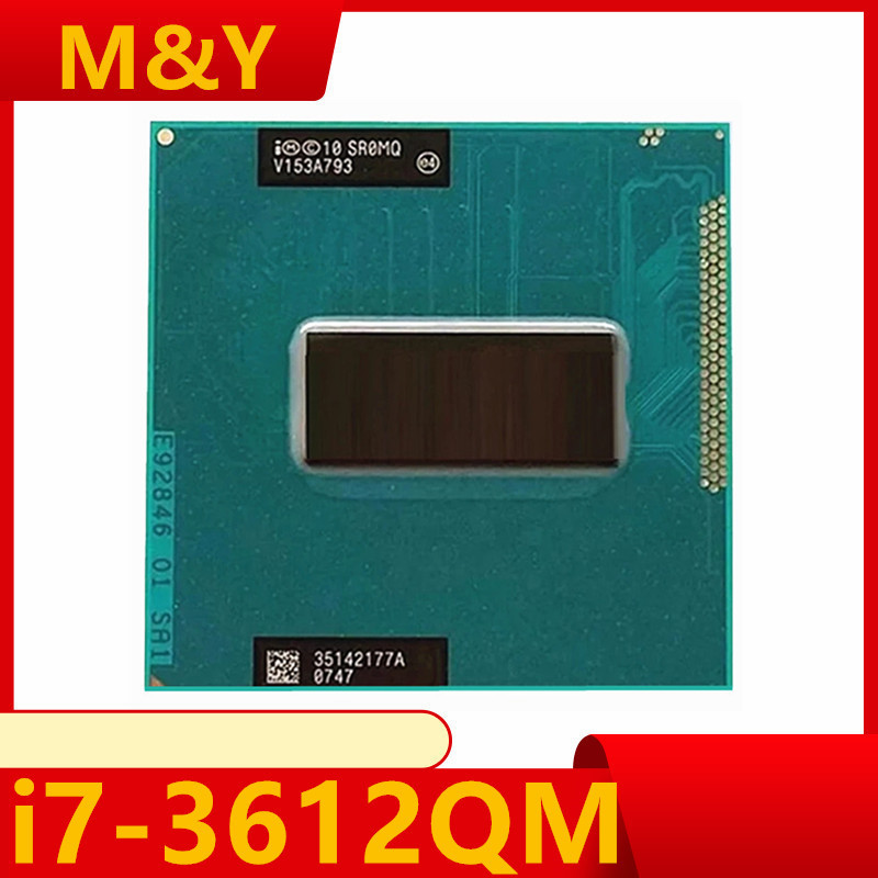 Core i7-3612QM i7 3612QM SR0MQ 2.1 GHz Quad Core CPU Laptop Processor I7 3612QM 6M 35W Socket G2 / r