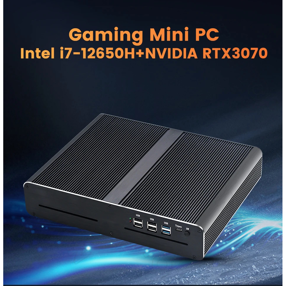 New i9 Gamer Mini PC Intel i7 12650H Discrete Graphic NVIDIA RTX 4060 3060 RTX3070 Windows 11 Deskto