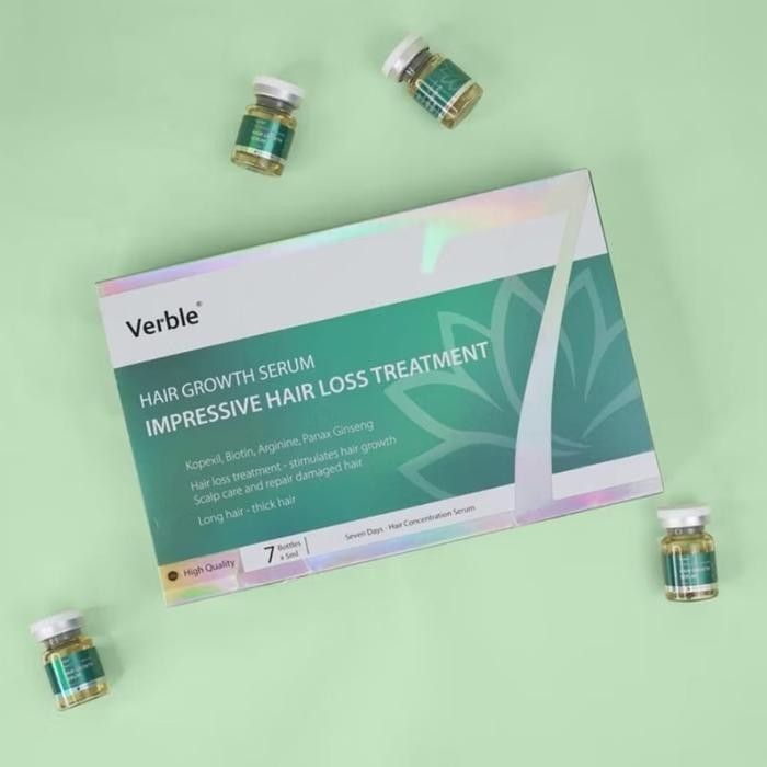 Verble Serum Penumbuh Rambut Verble Hair Growth Serum Impressive Hair Loss Treatment