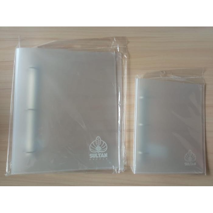 

BEST SELLER Sultan Supply Transparent Ring Binder Matte 3 Rings A4 / A5
