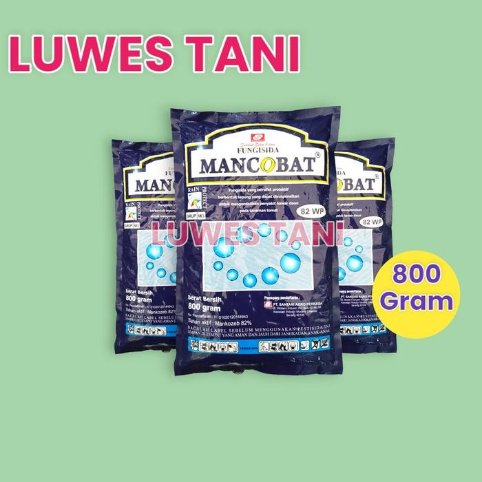 Mancobat Fungisida Berwarna Biru 800Gram Mankozeb 82%