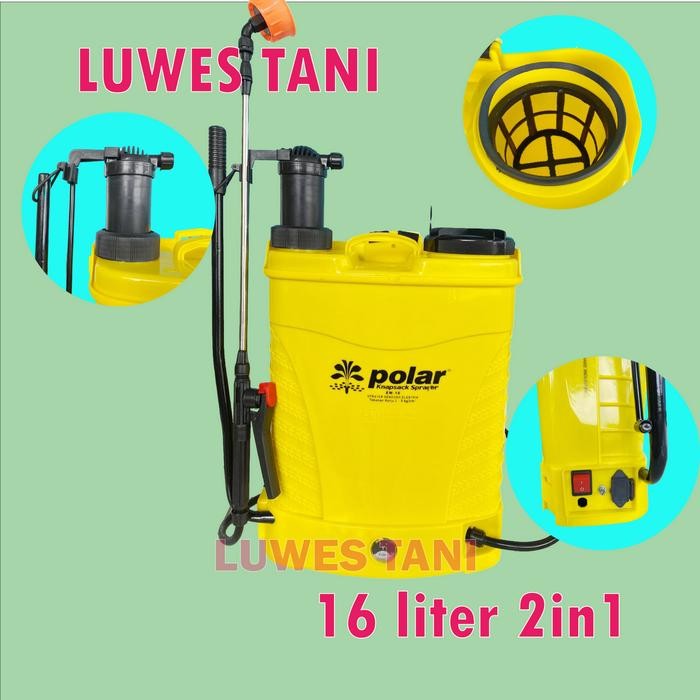 Sprayer Elektrik Manual - Tangki Semprot 2In1