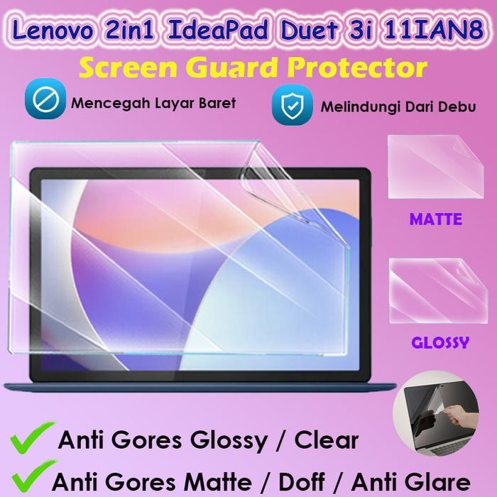 Lenovo 2in1 IdeaPad Duet 3i 11IAN8 Screen Protector Laptop Antigores