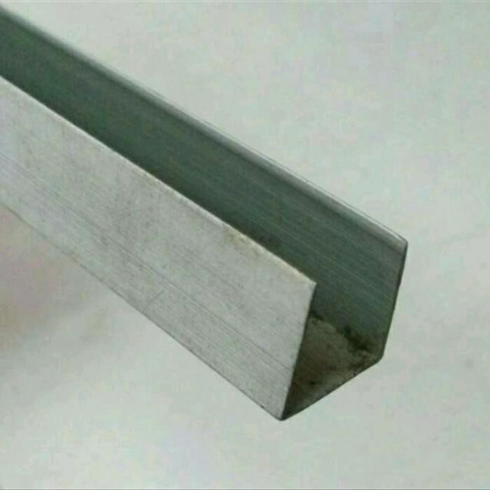 List U aluminium 20mm x 20mm