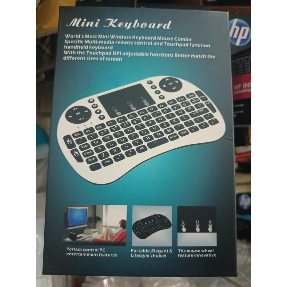 Keyboard Air Mouse I8 Mini Keypad Wireless Touchpad
