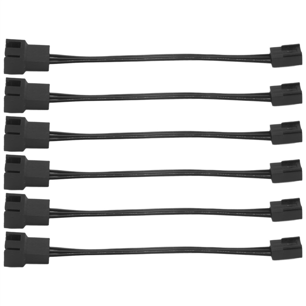 6Pcs 4Pin PWM to 3Pin Standard Fan Adapter Cable_OFSS