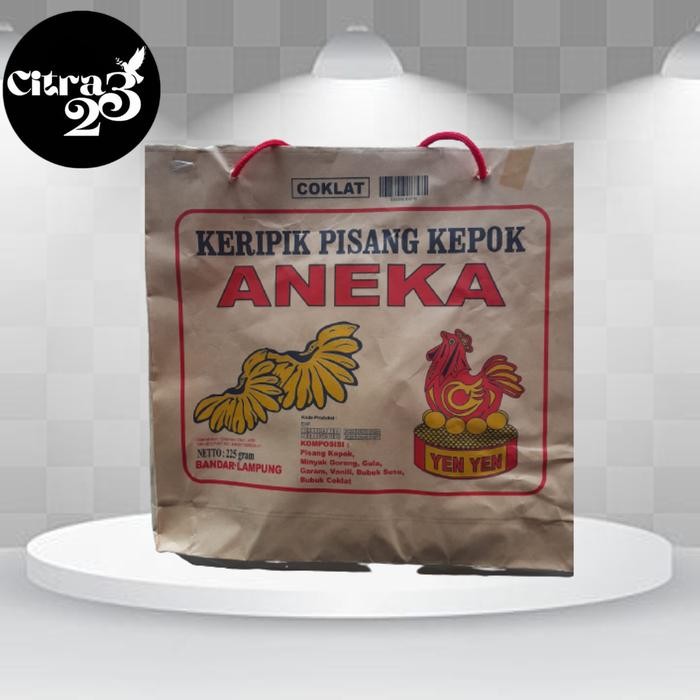 

Sedia Terenak Keripik Pisang Coklat Aneka Yen-Yen 225gr Asli Lampung - Lezat