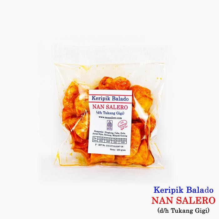 

Sedia Keripik Balado Bulat Nan Salero 250 gram