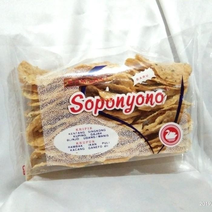 

Sedia SOPONYONO Tempe Daun Jeruk Kripik 180gr [re2806]