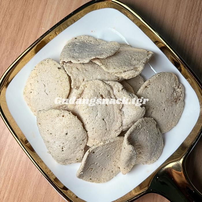 

Sedia 1kg Keripik Basreng Koin Rasa Gurih Basreng Pipih