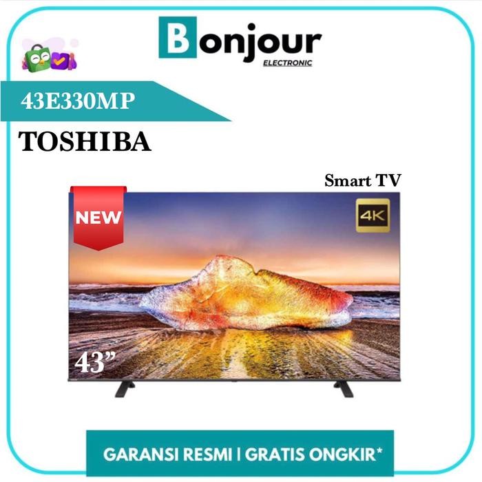 TV 43 Inch Toshiba 43E330MP 4K UHD Smart TV Toshiba 43E330MP 43 Inci [ORI]