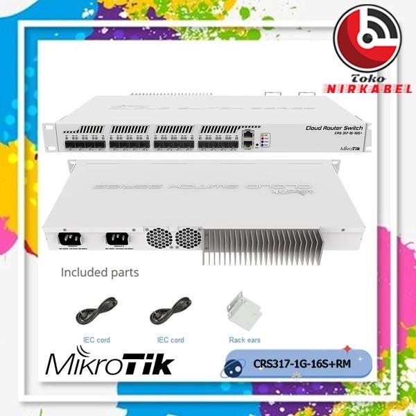 MikroTik CRS317-1G-16S+RM CRS317 1G 16S+ RM CRS 317 1G 16S+ RM