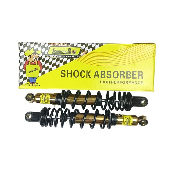 Shock belakang variasi original 340 MM Motor Bebek Supra x 125 Revo - Karisma gold motor