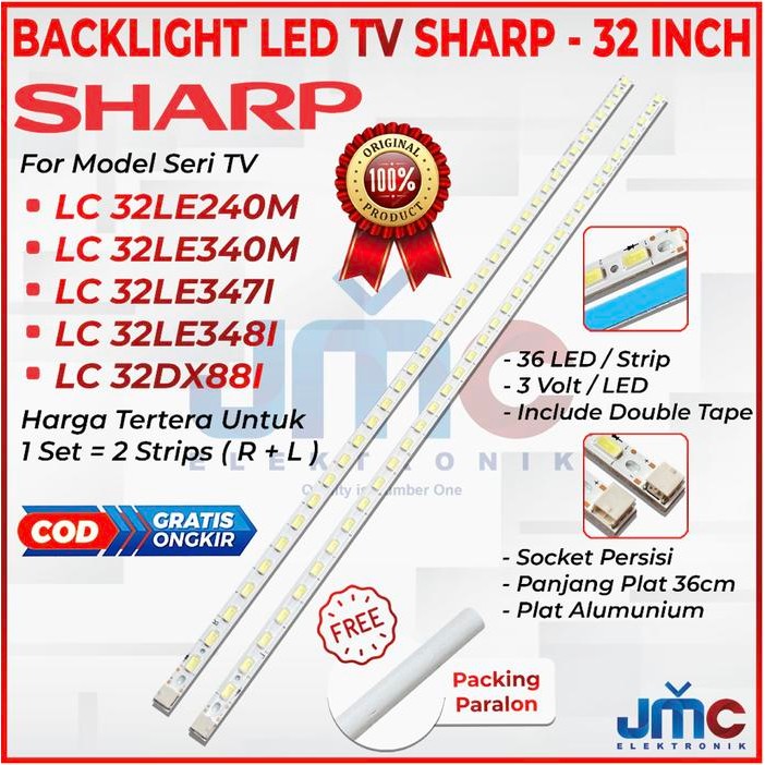 Terlaris BACKLIGHT TV SHARP 32LE240M 32LE340M 32LE347I 32LE348I 32DX288I SALE