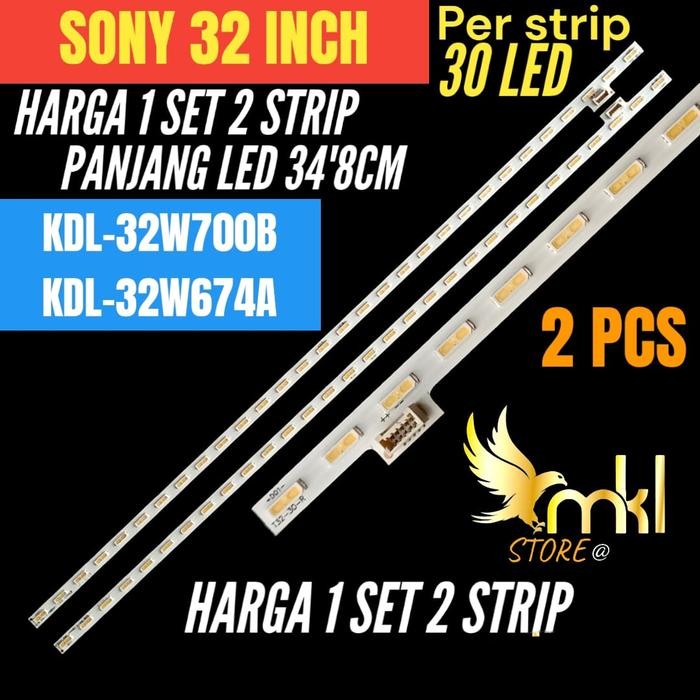 Terlaris BACKLIGHT TV LED 32INCH SONY KDL-32W700W-KDL-32W674A BACKLIGHT TV SONY SALE