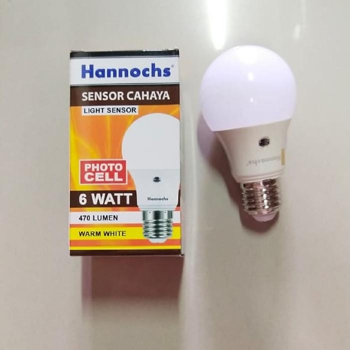 (Allthebest) LAMPU SENSOR CAHAYA/LIGHT SENSOR LED/6W/HANNOCH