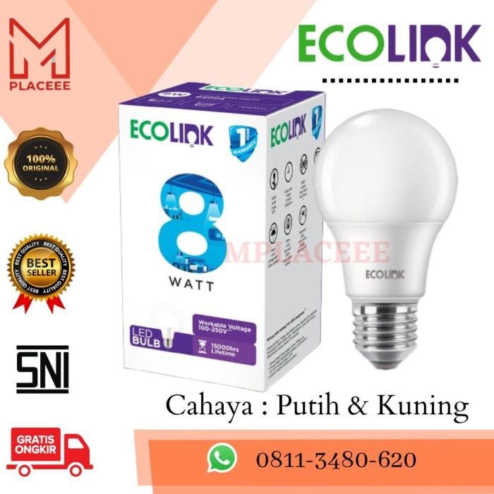 (Allthebest) Lampu led Ecolink 8 watt harga promo