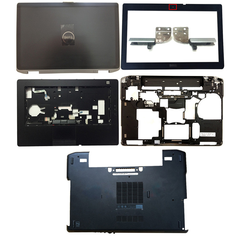 For Dell Latitude E6420 Laptop LCD Back Cover/Front Bezel/Hinges/Palmrest/Bottom Case/Bottom Cover 0