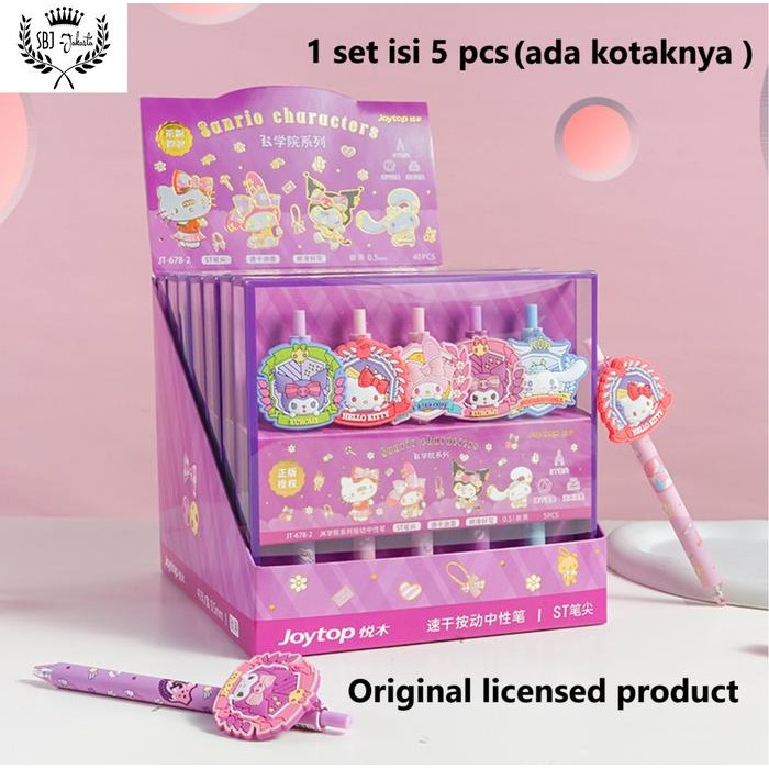 

1 set Pulpen gel pen sanrio original Joytop ballpoint alat tulis 0.5mm