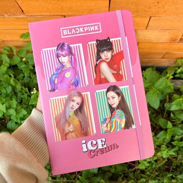 

Notebook BLACKPINK Buku Tulis KPOP Idol Diary Tali Pink Blink 707-02