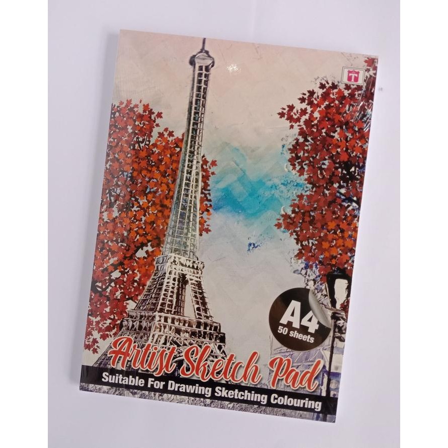 

sketchbook A4 50 lembar sketchpad A4 Cat Kertas Akrilik Stationery