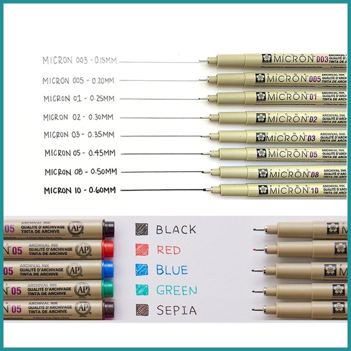 

sakura pigma micron