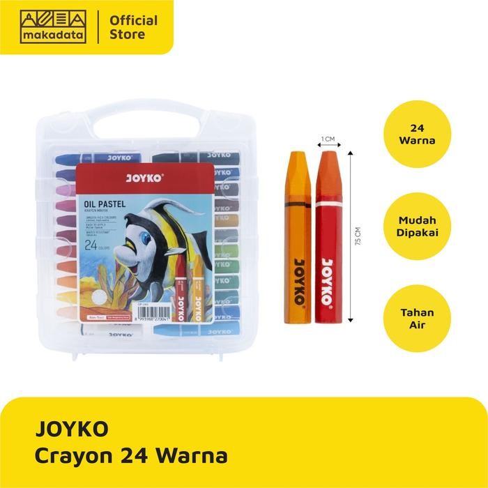

CRAYON OIL PASTEL TITI ISI 24 WARNA MURAH