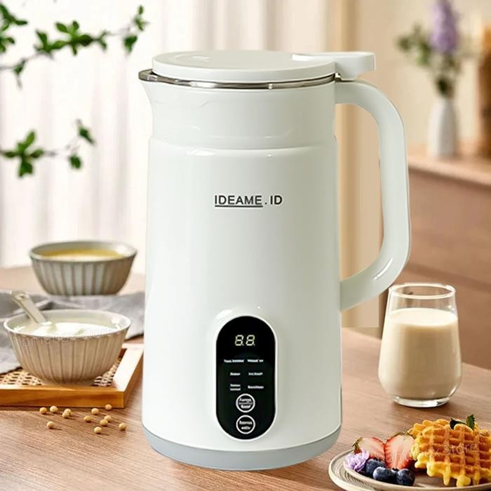 Aveline Mesin Susu Kedelai 800 ML Blender Jus 10 Pisau Mesin Kacang Pemecah Kedelai Blender Kering X