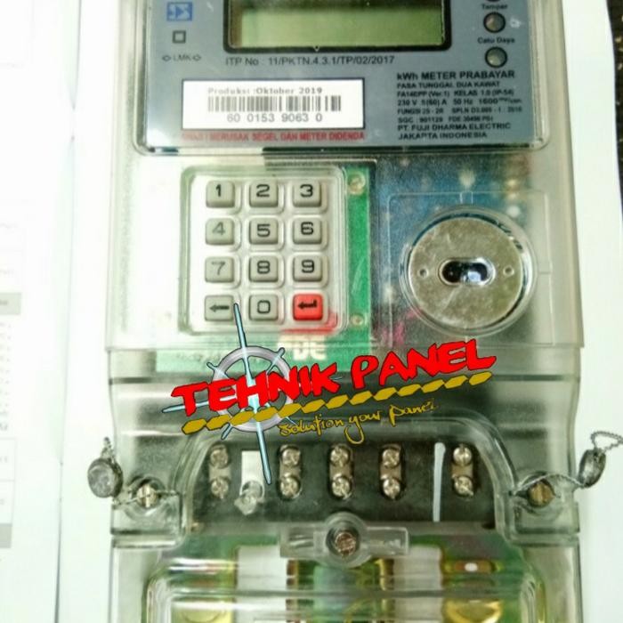 KWH METER PRABAYAR FUJI DHARMA ELECTRIC 1 FASA