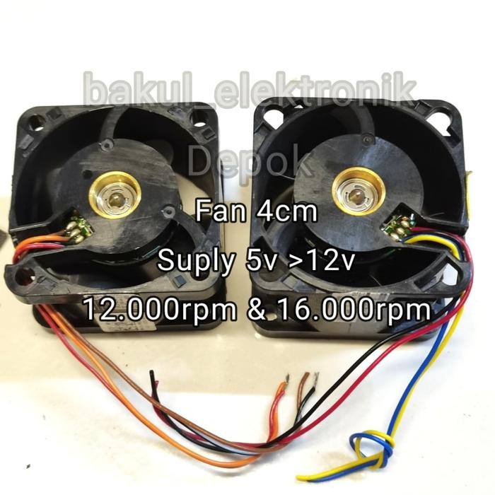 FAN 12V 4CM X 4CM 0.5A AVC