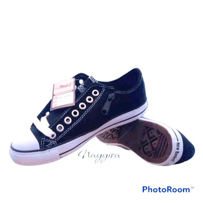 DISKON Sepatu new basket 338/Sepatu basket hitam/Sepatu sport/Sepatu sekolah READY STOCK