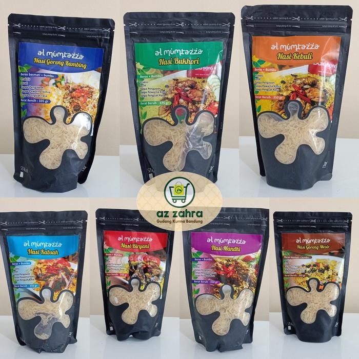 

ASLI Nasi Bumbu Instan Al Mumtazza - 5 Varian Rasa Kebuli, Biryani, Kabsah, M, dan Bukh READY STOCK
