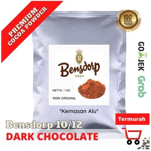 

Coklat bubuk BENSDORP 500 g / 1 Kg PURE COCOA POWDER 100% ORI