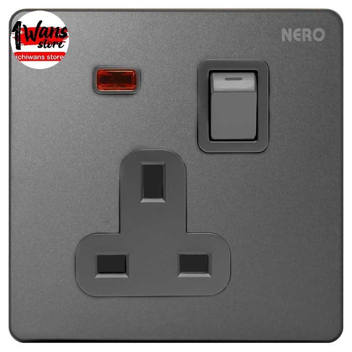 NERO Stopkontak AC Casa X2 X21311VD-GR (GREY) Socket