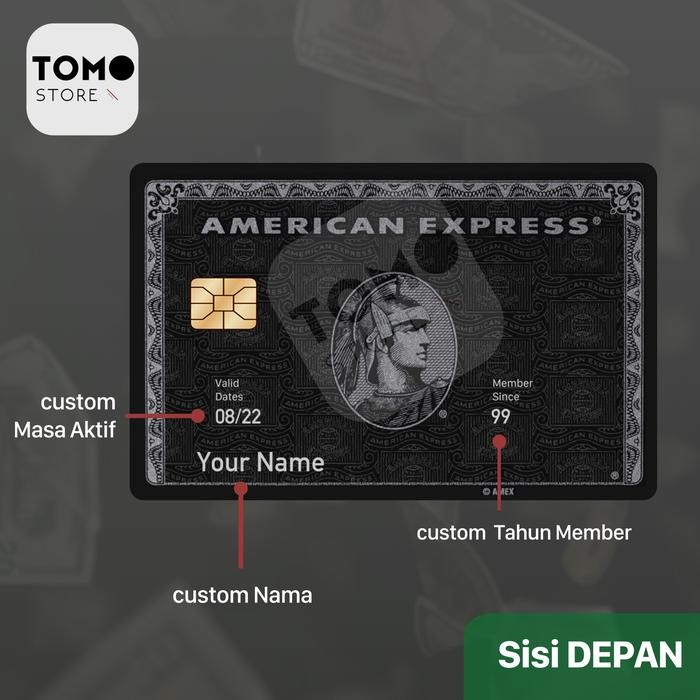 American Express Amex Black Card Kartu Flazz Bca Gen 2/ Emoney Mandiri