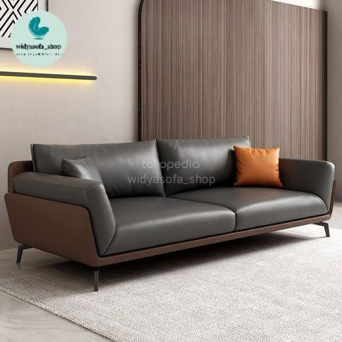 Sofa Kulit Oscar Nimalis / Sofa 2 Seater Modern / Sofa Retro