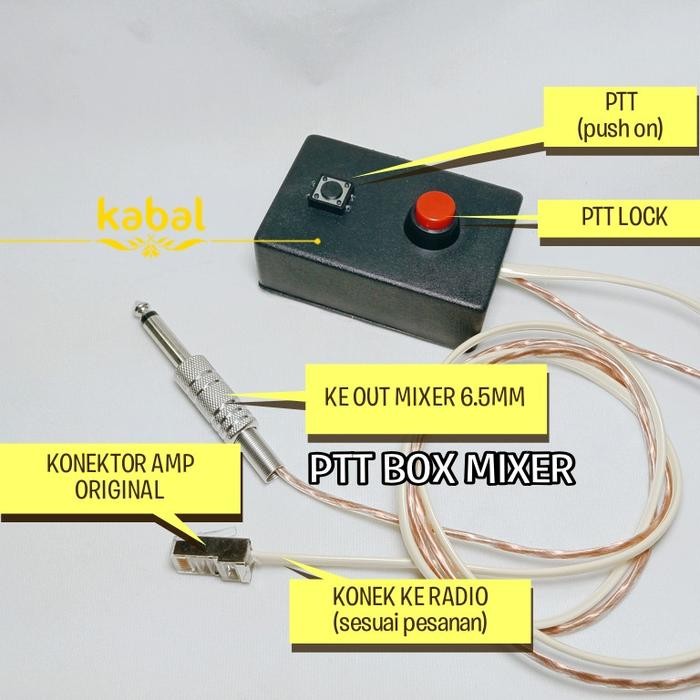 PTT BOX MIXER HT ATAU RIG