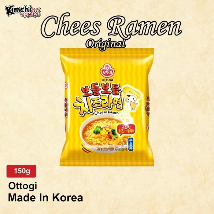 

New Ottogi Cheese Ramen Korea Mie Instan Creamy Instan Noodles